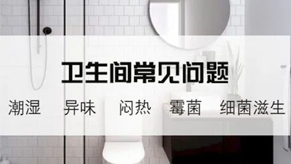 衛(wèi)生間潮濕、異味、細菌滋生？品格智美XⅡ為你解決